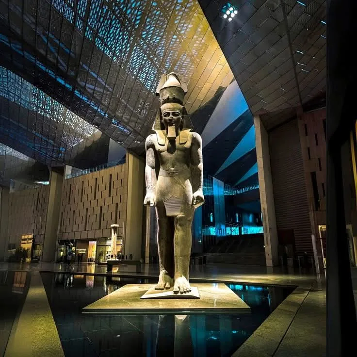 The Grand Egyptian Museum in Giza