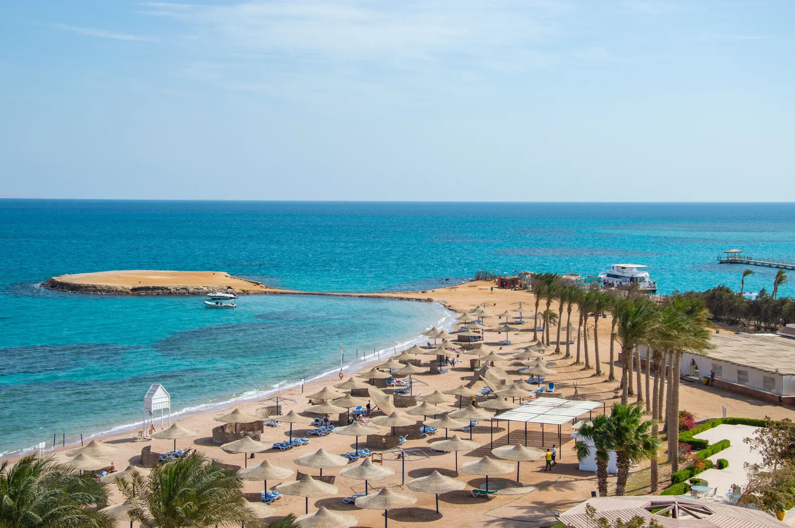 Hurghada beach on the Red Sea